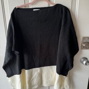 NY and Company Color Block Poncho